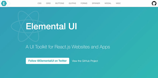 React UI component libraries: elemental-ui